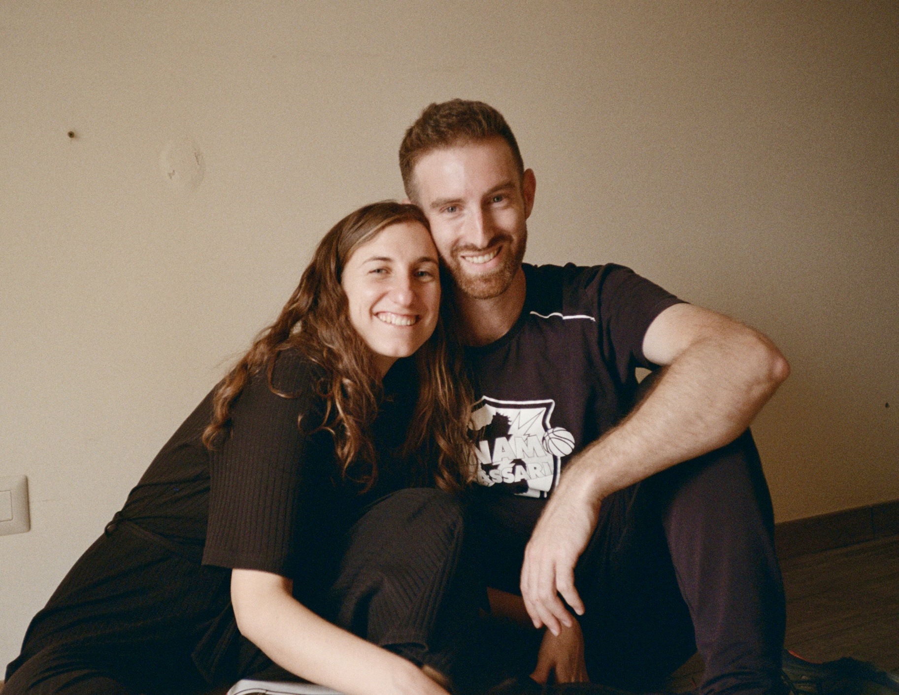 Eleonora and Aaron in their first apartment together.